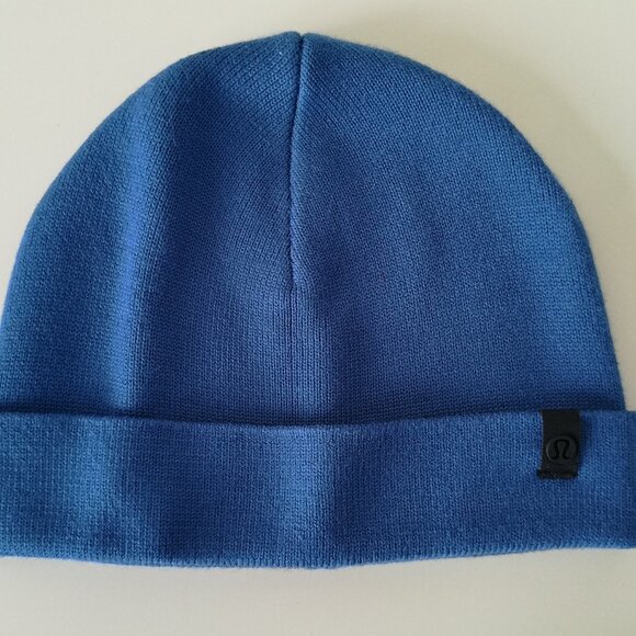 NWT LULULEMON Blue Wool Blend Alpine Air Glove & Beanie Combo Set Men's S/M - Picture 5 of 8